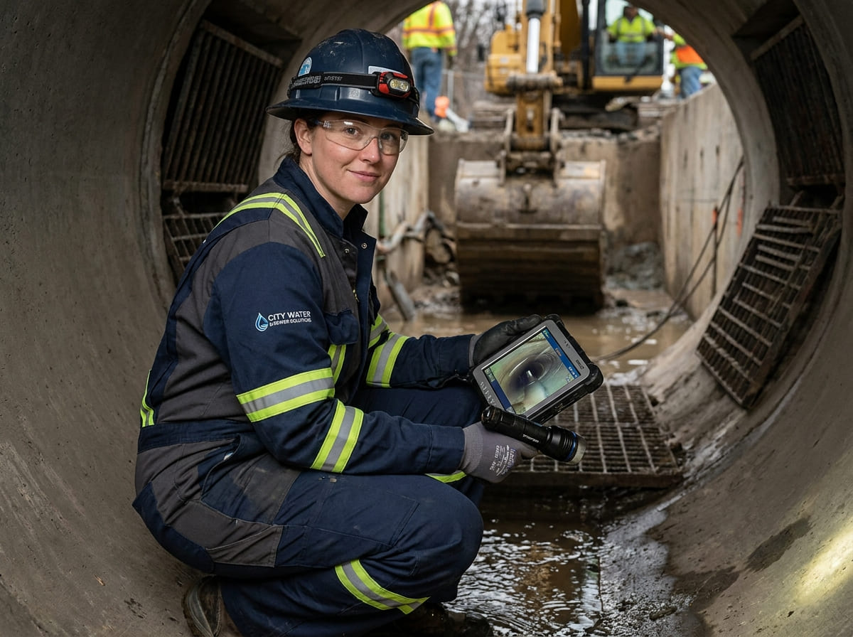Sewer Line Inspection & Replacement in Crandall